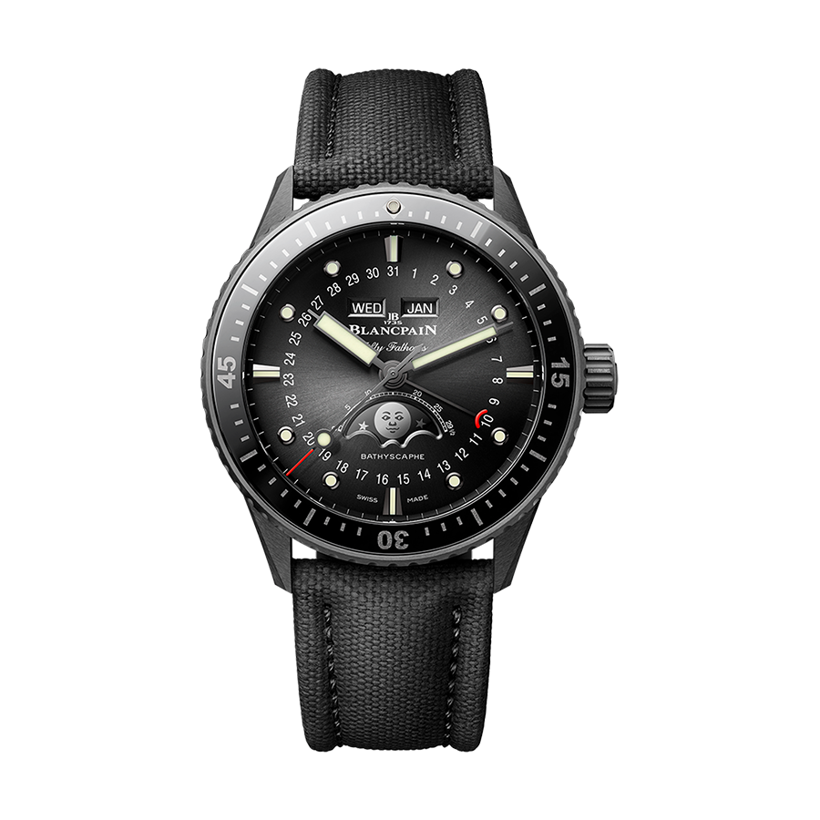 Blancpain Fifty Fathoms Bathyscaphe Quantième Complet Phases de Lune