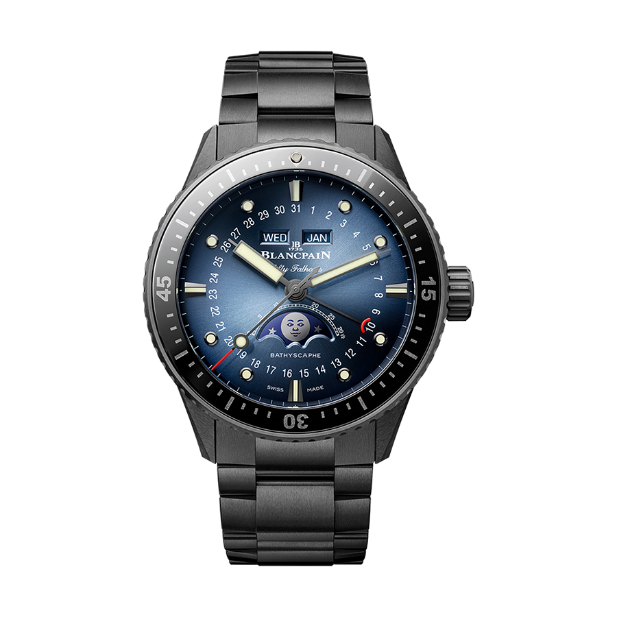 Blancpain Fifty Fathoms Bathyscaphe Quantième Complet Phases de Lune