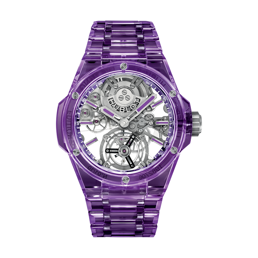 Hublot Big Bang Integrated Tourbillon Full Purple Sapphire 43MM