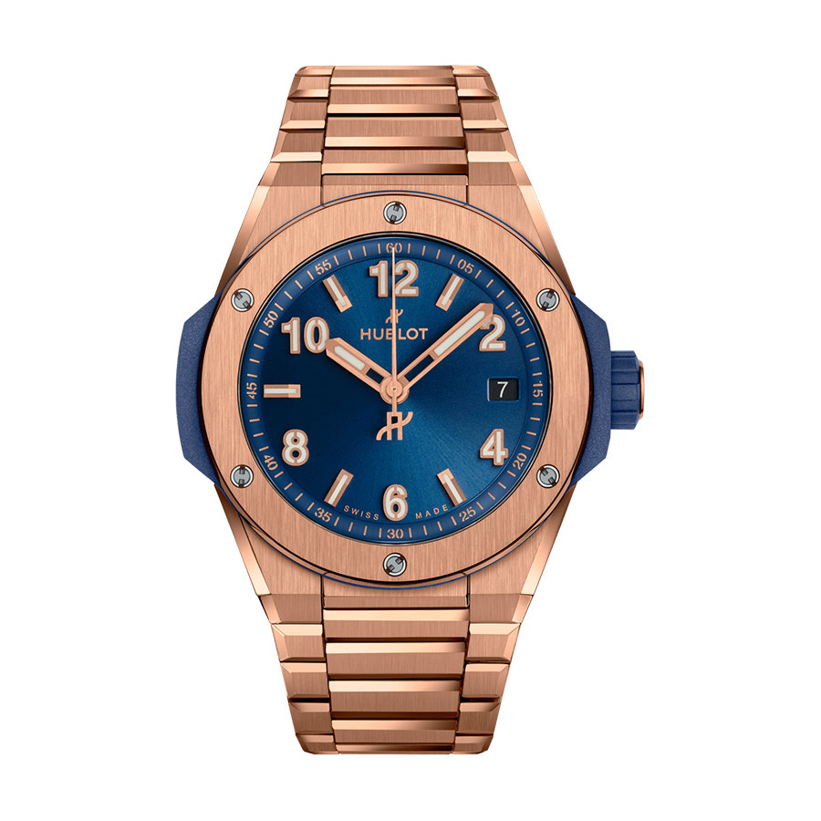 Hublot Big Bang Integrated Time Only King Gold Blue 38MM