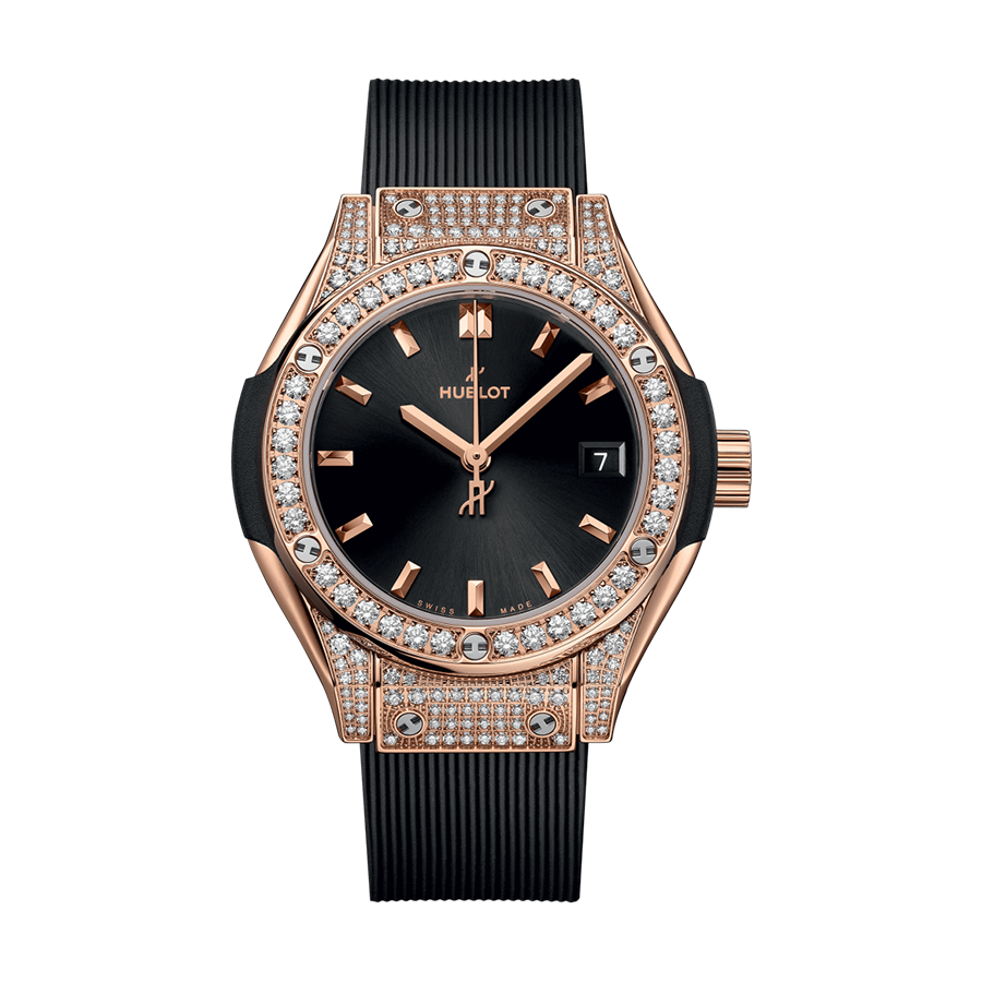 Hublot Classic Fusion King Gold Pave 29MM