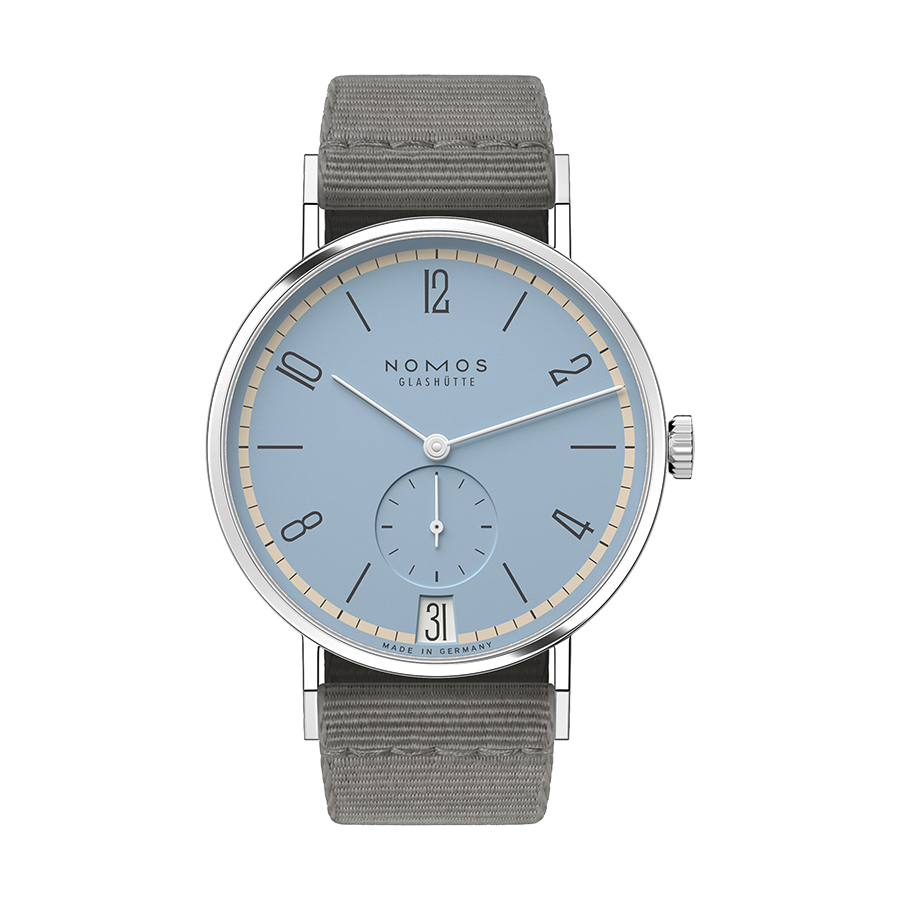 Nomos Tangente Tangente 38 date Frostblau