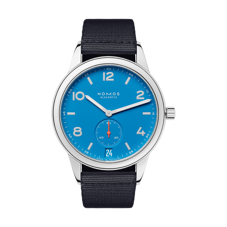 Nomos Club Club automatic date siren blue