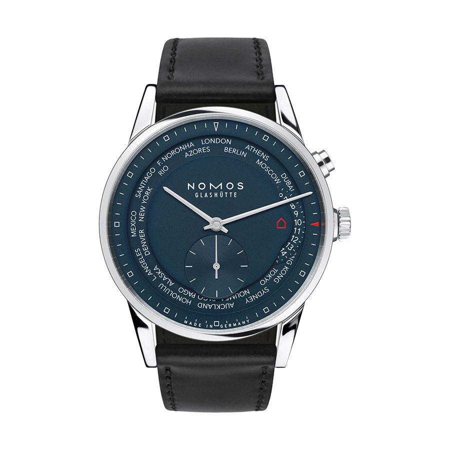 Nomos Zürich Zürich world time midnight blue