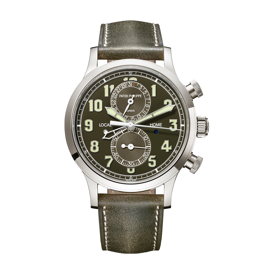 Patek Philippe Complications 5924G Calatrava Pilot Travel Time Chronograph